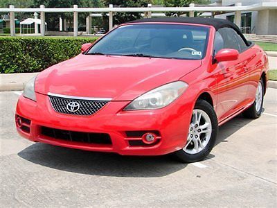 Toyota camry solara,se convertible,red on tan,cd/aux/mp3 plyaer,81k miles,gr8!