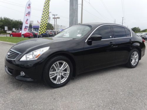 2011 infiniti g37 sedan journey leather sunroof warranty clean carfax