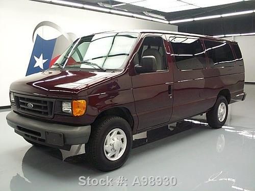 2007 ford e350 extended 15-passenger van 5.4l v8 65k mi texas direct auto