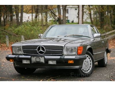 1988 mercedes benz 560 560sl convertible hard top southern car super low miles