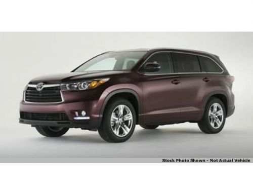 2014 toyota highlander limited