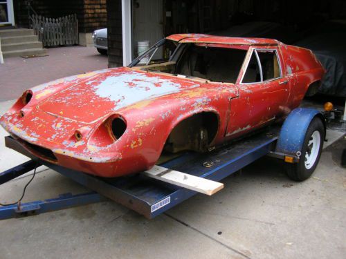 &#039;70 lotus europa s2 parts car or track car project basket case, 34k miles