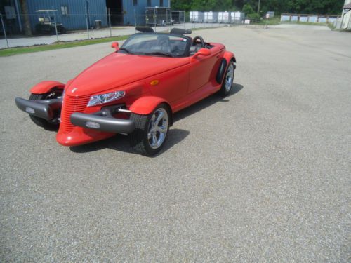 1999 plymouth prowler, one owner, bought with .2 miles, garage kept, like new