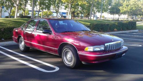 1996 chevrolet caprice classic sedan 4-door 5.7l excellent condition