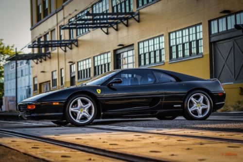 1995 ferrari f355b berlinetta coupe black six speed coupe 355