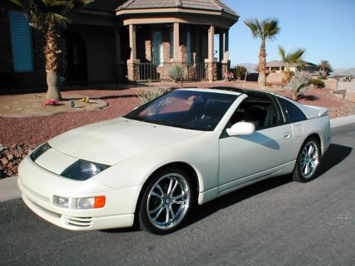 Modified pearl white nissan 300zx turbo