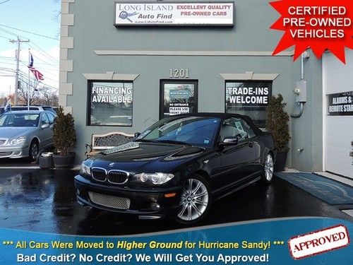 05 bmw 330ci convertible m leather heated hid fogs harmon/kardon soft top