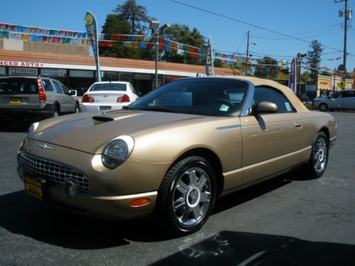 2005 ford thunderbird 50th anniversary edition convertible - excellent condition