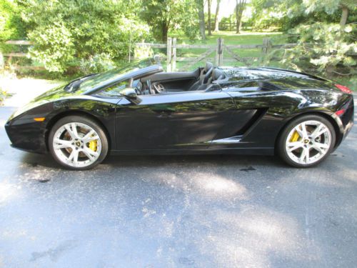 2008 lamborghini gallardo spyder convertible