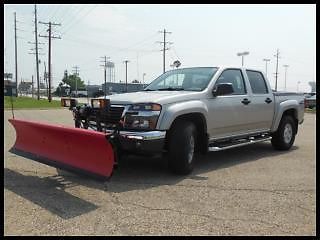 2007 gmc canyon 4x4 off road crew cab sle2 plow pewter 3.7l i-5 5 cylinder