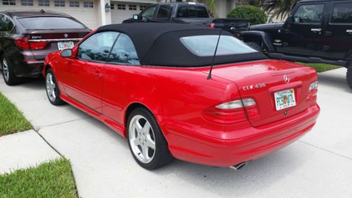 2003 mercedes-benz clk430 base convertible 2-door 4.3l