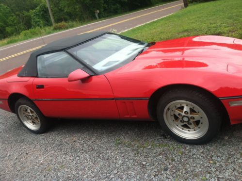 1986 chevrolet corvette indianapolis 500 pace car convertible 2-door 5.7l