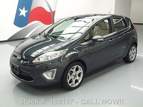 2011 ford fiesta ses auto heated leather sunroof 67k mi texas direct auto