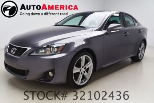 2012 lexus is250 27k low miles navigation vent leather sunroof rearcam bluetooth