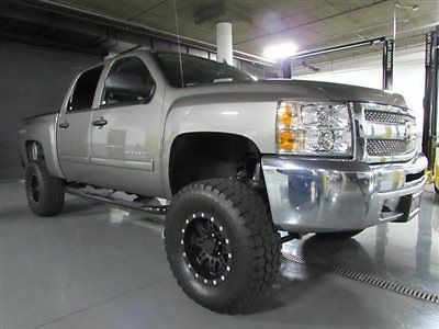 13 chevrolet silverado 1500 crew cab lt 4x4 grey procomp lift only 30k miles