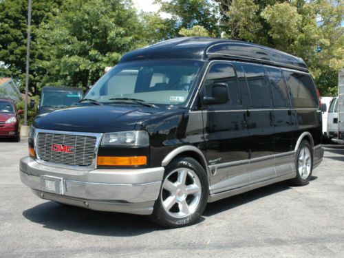 2003 gmc savana  &#034;explorer&#034; conversion van / high-top  / awd / clean