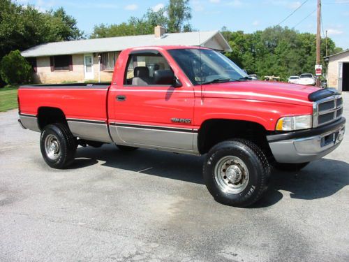 95 dodge ram 2500 larimie 4wd slt reg cab 5 speed carolina rustfree