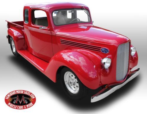 1938 ford pickup red tan a/c custom pick up wow