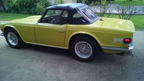 1973 tr6 with overdrive; barn find