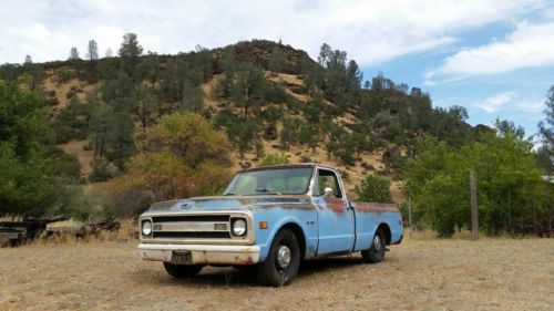 1969 chevrolet c-10 shortbed fleetside patina