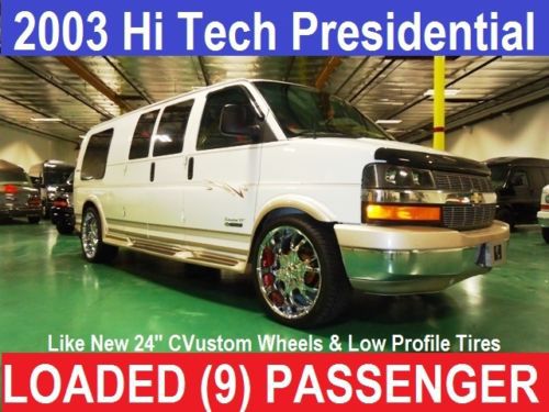 No reserve - first class presidential, 3 dvd,gps, 9 passenger conversion van