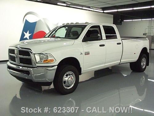 2011 ram 3500 hd 4x4 crew h.o. diesel dually tow 53k mi texas direct auto