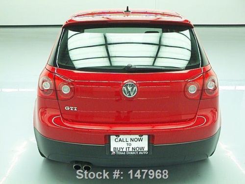 2009 VOLKSWAGEN GTI TURBO AUTO HTD SEATS SUNROOF 66K MI TEXAS DIRECT AUTO, US $14,980.00, image 5