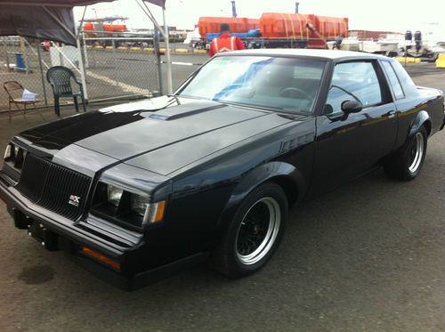 1987 buick gnx, black, low mileage, 3.8l turbo v6