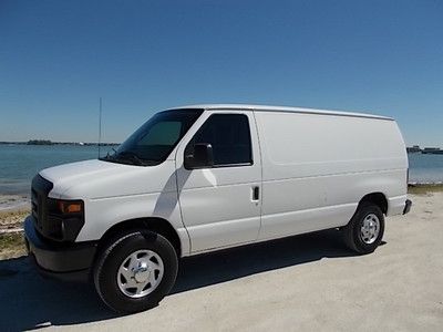 10 ford e-250 cargo - 5.4 v8 - one owner florida van - loaded - original paint