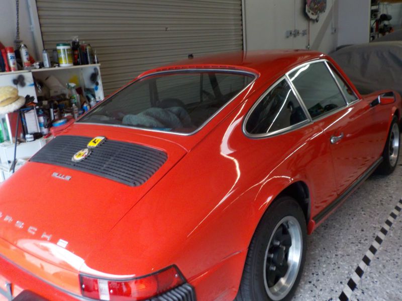 1975 porsche 911 s beleived to be original miles based on cond.