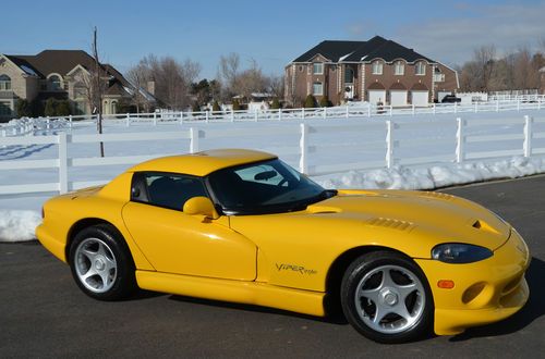 2002 dodge viper r/t-10 convertible 2-door 8.0l low miles nr no reserve fun fast