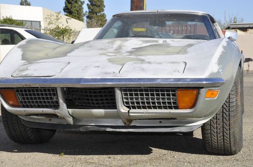 1972 chevy corvette ls-5 t-top 4-speed barn find hot rod muscle car street rod