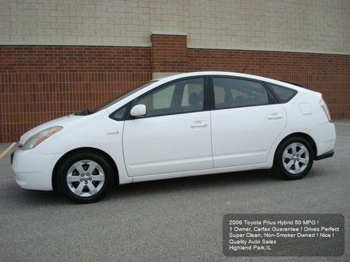 2006 toyota prius hybrid 1 owner 50 mpg non smoker super clean carfax guarantee