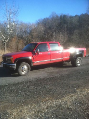 1993 gmc sierra 3500 4x4 diesel dually pickup