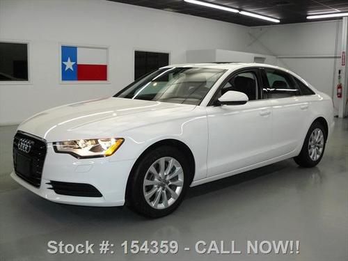 2012 audi a6 2.0t premium turbocharged sunroof 4k miles texas direct auto