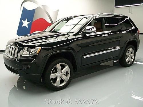 2013 jeep grand cherokee overland 4x4 pano sunroof 19k texas direct auto