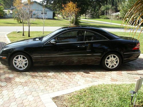 2002 mercedes cl500 luxury coupe,fl,black,exc.,ultimate cruising machine