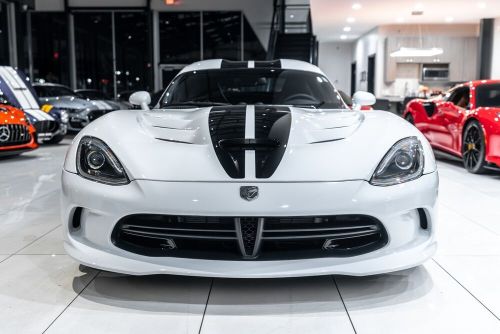 2014 dodge viper coupe only 2k miles! 21h package! racing stripes!