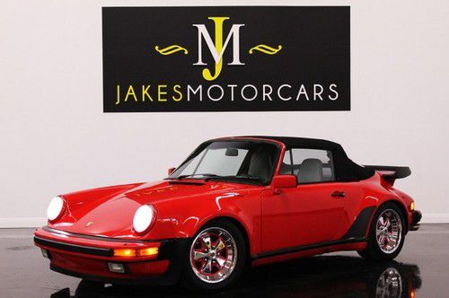 1988 porsche 911 930 turbo cabriolet, only 46k miles, pristine example !!