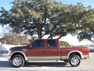 King ranch heated leather reverse camera nav 6.4l powerstroke diesel v8 4x4!