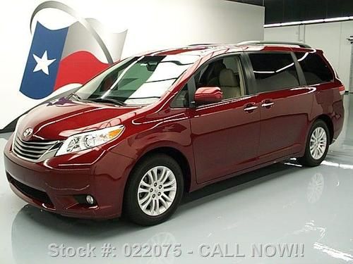 2011 toyota sienna xle sunroof nav rear cam dvd 39k mi texas direct auto