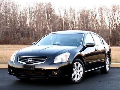 2007 nissan maxima sl luxury/cold waether pkg bose - one owner - carfax report!!