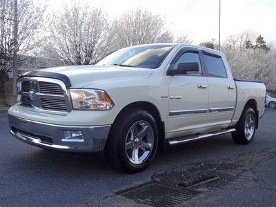 Dodge ram big horn 4x4 crew cab low miles 5.7l hemi towing pkg bed liner &amp; cover