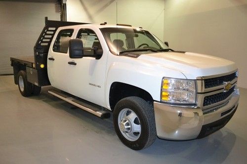 1 owner!!  silverado 3500 flat bed automatic vinyl seats step rails keyless l@@k