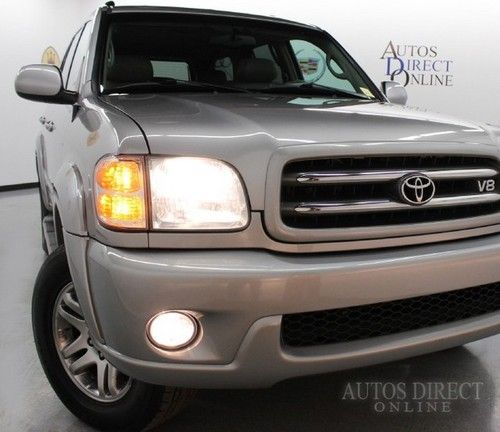 We finance 2004 toyota sequoia limited 4wd v8 3rows 1owner cleancarfax pwrhtdsts