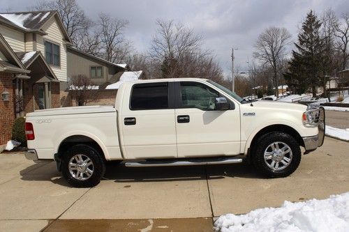 2007 ford f-150 4x4 lariat crew cab pickup 4-door 5.4l v8 flexfuel- supercrew