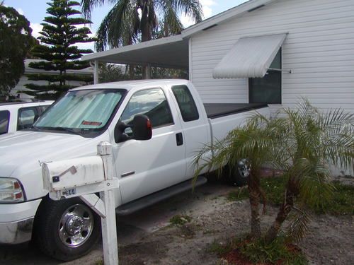 Ford f 250 t k  diesel white automatic