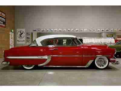 '54 CHEVROLET BEL AIR KUSTOM - Mint Show Car - Cool 235 ci Dual Carbs - Air Ride, US $55,000.00, image 3