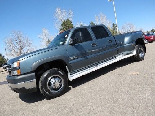 2007 chevrolet silverado 3500 crew cab lt dually 4x4 lbz diesel beautiful loaded