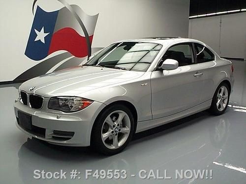 2010 bmw 128i automatic premium sunroof htd leather 24k texas direct auto